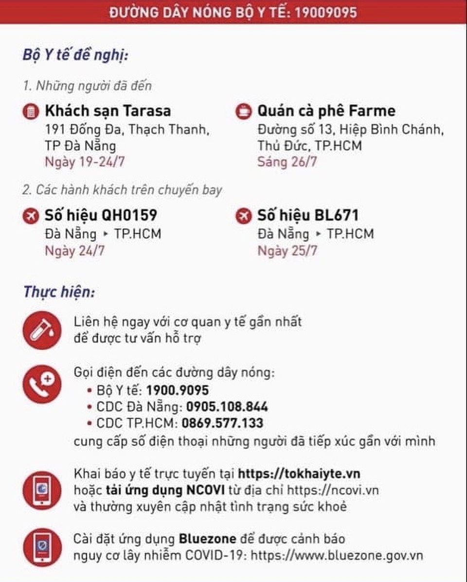 Một bệnh nhân Covid-19 ở Đà Nẵng là giáo viên, đi coi thi vào lớp 10 - 3 Một bệnh nhân Covid-19 ở Đà Nẵng là giáo viên, đi coi thi vào lớp 10 - 3