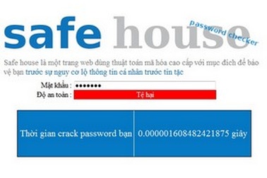 Công cụ kiểm tra độ an toàn mật khẩu của học sinh Việt Nam