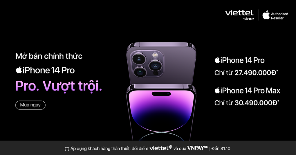 iPhone 14 series lên kệ tại Viettel Store toàn quốc - 1 iPhone 14 series lên kệ tại Viettel Store toàn quốc - 1