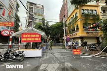 Toàn cảnh "điểm nóng" có 41 ca dương tính tại phường Giáp Bát