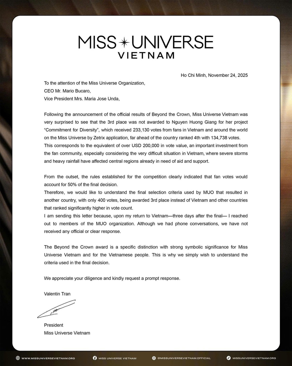 Khiếu nại kết quả Hương Giang ở Miss Universe, rót tiền tỷ vẫn trượt giải - 2