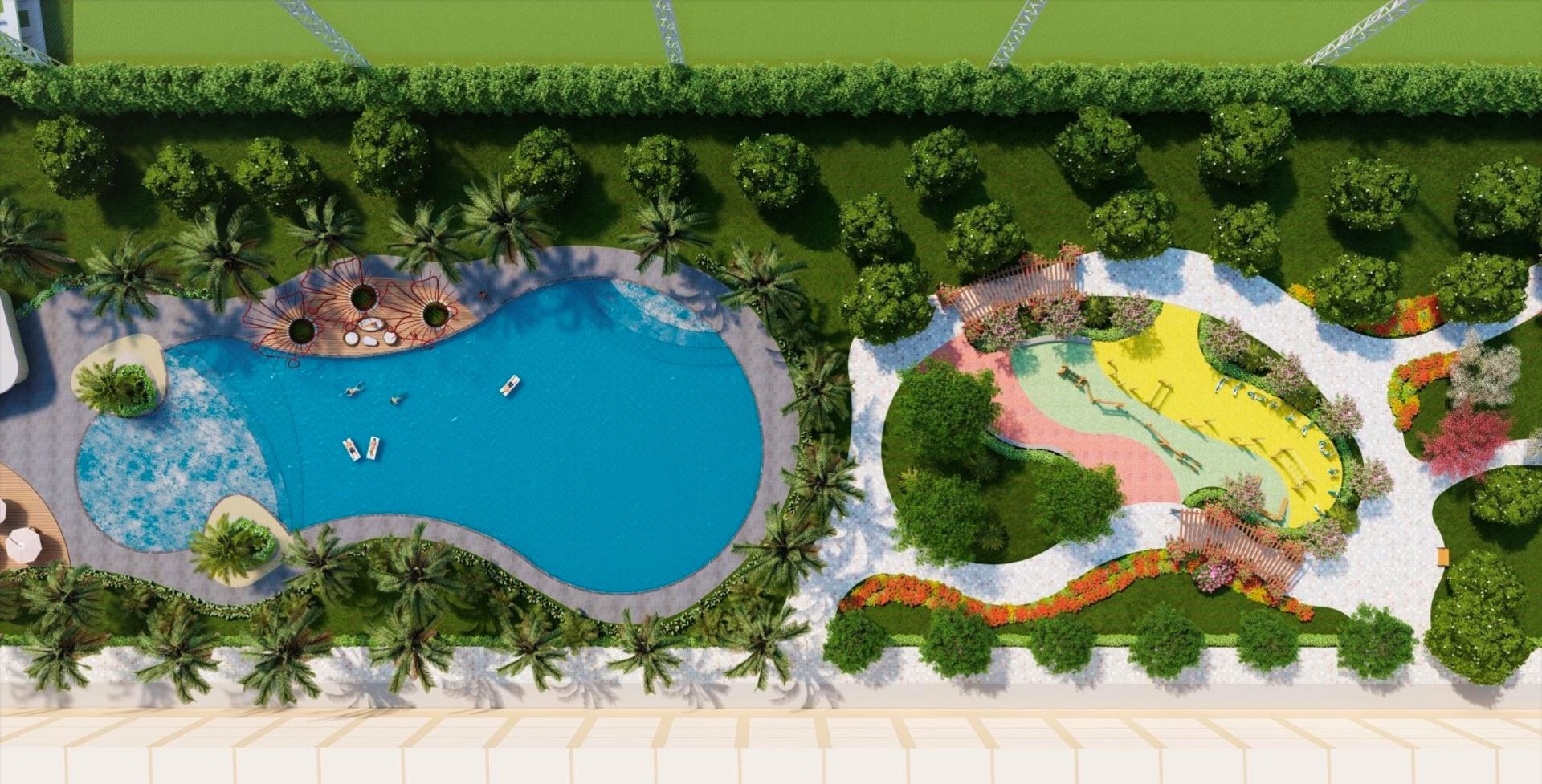 Vinhomes Ocean Park 2 បើកដំណើរការការរចនាសួនកីឡា - ២ Vinhomes Ocean Park 2 ra mắt thiết kế tổ hợp công viên thể thao - 2