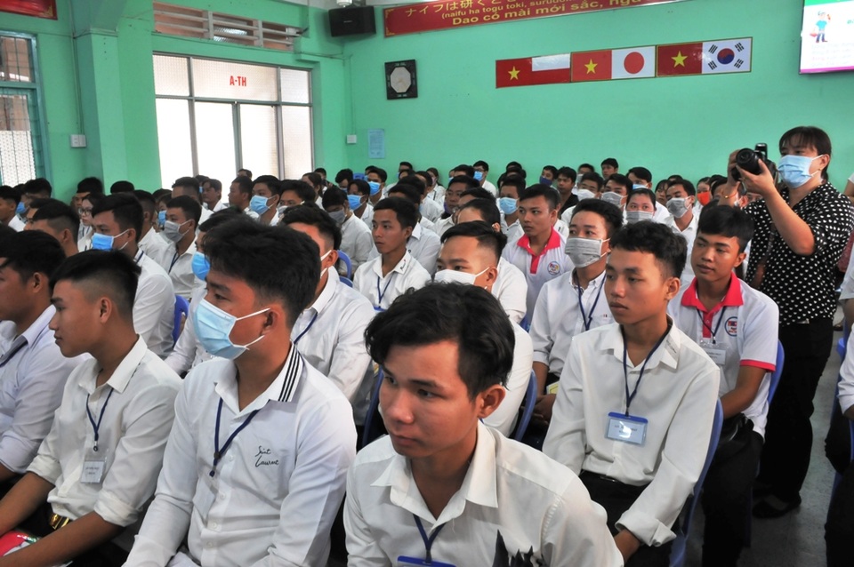 Đồng Tháp: Gấp rút khai giảng lớp tiếng Nhật để đưa lao động đi làm việc - 1 Đồng Tháp: Gấp rút khai giảng lớp tiếng Nhật để đưa lao động đi làm việc - 1