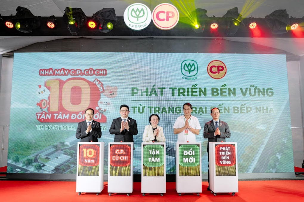 Nhà máy C.P. Củ Chi: Tăng công suất 10 lần, đẩy mạnh “xanh hóa” sau một thập kỷ - 1 Nhà máy C.P. Củ Chi: Tăng công suất 10 lần, đẩy mạnh “xanh hóa” sau một thập kỷ - 1