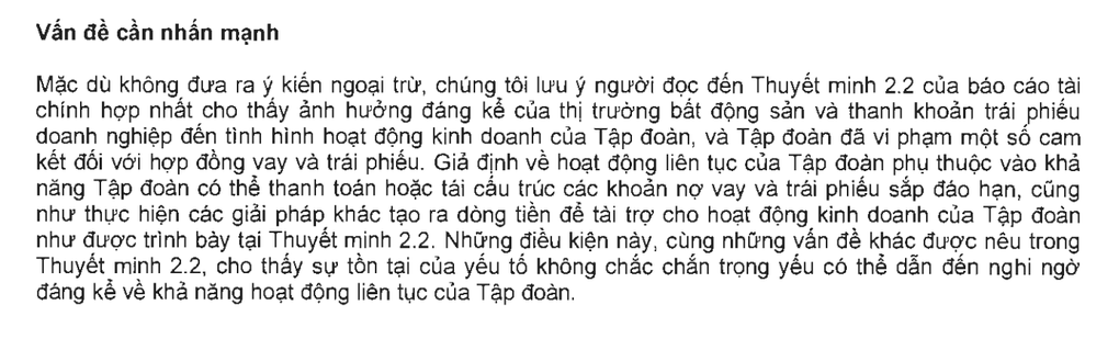 Được giải phóng 2.500 tỷ đồng phong tỏa, kiểm toán vẫn lưu ý về Novaland - 1 Được giải phóng 2.500 tỷ đồng phong tỏa, kiểm toán vẫn lưu ý về Novaland - 1