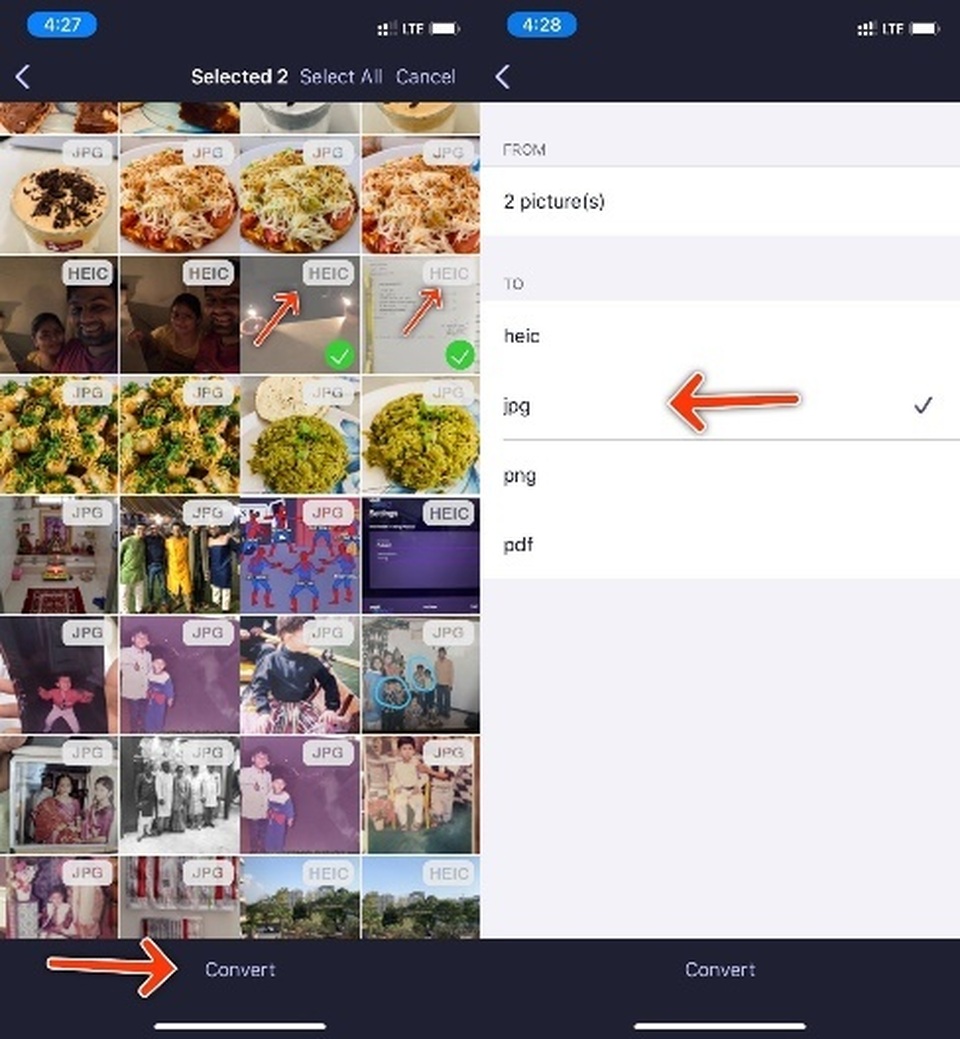 Cách chuyển định dạng ảnh HEIC sang JPEG trên iPhone, Windows và máy Mac - 4 Cách chuyển định dạng ảnh HEIC sang JPEG trên iPhone, Windows và máy Mac - 4