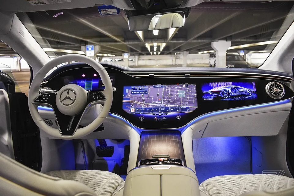 Xe chạy điện hạng sang Mercedes-Benz EQS trình làng với thiết kế ấn tượng - 6 Xe chạy điện hạng sang Mercedes-Benz EQS trình làng với thiết kế ấn tượng - 6