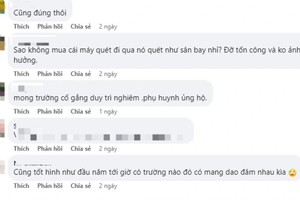 Tranh cãi chưa có hồi kết việc trường lục cặp, soát người học sinh - 2 Tranh cãi chưa có hồi kết việc trường lục cặp, soát người học sinh - 2