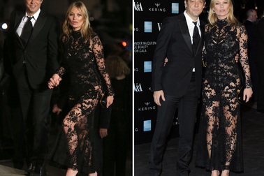 Bất chấp tuổi tác, siêu mẫu Anh gây sốc với váy xuyên thấu