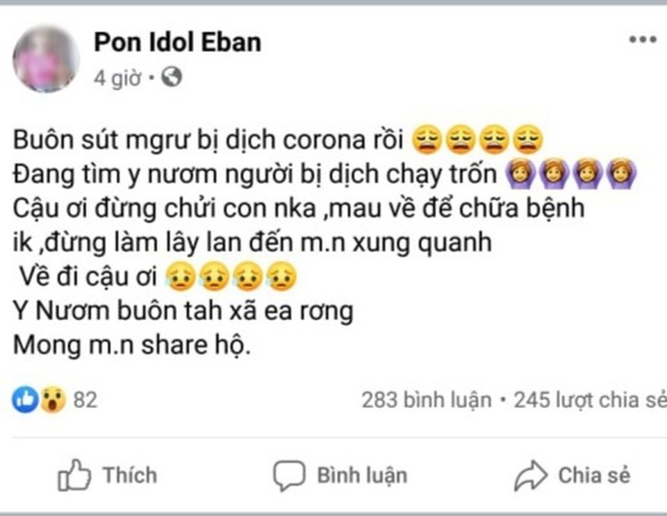 Triệu tập cô gái tung tin người họ hàng bỏ trốn khi mắc Covid-19 - 2 Triệu tập cô gái tung tin người họ hàng bỏ trốn khi mắc Covid-19 - 2