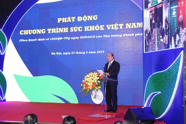 Thủ tướng kêu gọi người dân tăng cường vận động, ăn nhiều rau xanh, giảm rượu bia