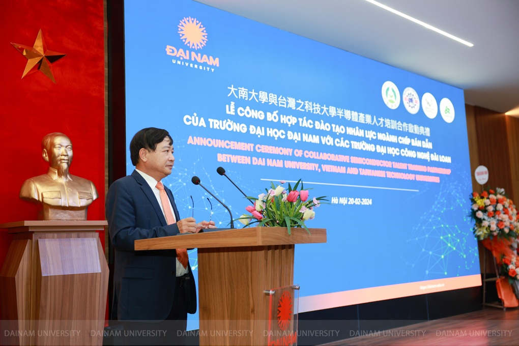 Trường Đại học Đại Nam hợp tác với Đài Loan đào tạo ngành chip bán dẫn - 3 Trường Đại học Đại Nam hợp tác với Đài Loan đào tạo ngành chip bán dẫn - 3