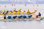 Tranh tài kịch tính giải đua thuyền rồng trên hồ Tây
