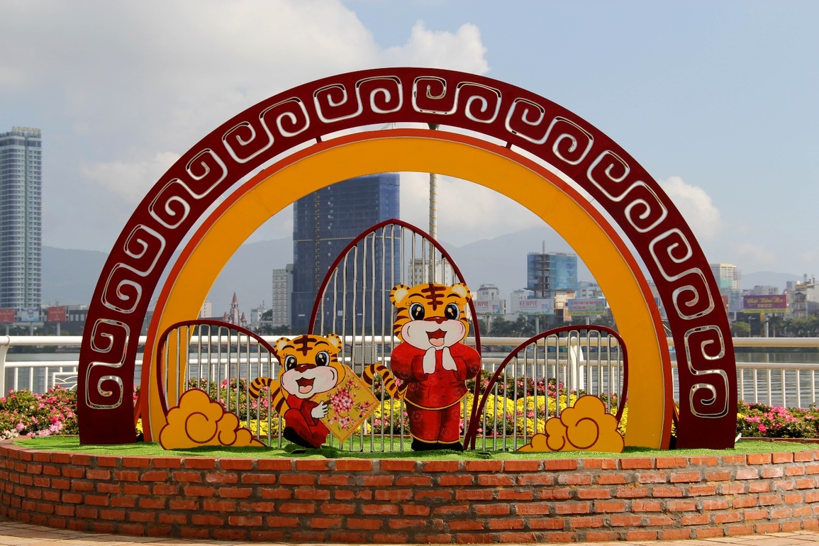 Đàn hổ đủ màu sắc xuống đường hoa Đà Nẵng - 2 Đàn hổ đủ màu sắc xuống đường hoa Đà Nẵng - 2