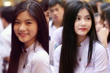 Khoảnh khắc nữ sinh Sài Gòn trong tà áo dài "đốn tim" dân mạng