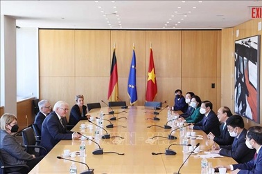 Chủ tịch nước Nguyễn Xuân Phúc: Việt Nam và Đức có "tài sản chung vô giá"