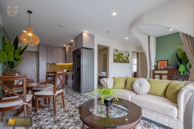 Mê mẩn với căn hộ 74m² mang phong cách Đông Dương