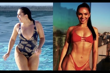 Alexandra Cane khoe dáng săn chắc