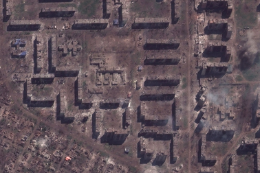 "Vùng đất chết" Bakhmut đổ nát sau một năm xung đột