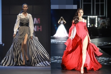 Cao Ngân làm vedette sau scandal, Mâu Thủy bản lĩnh dù vấp phải tà váy