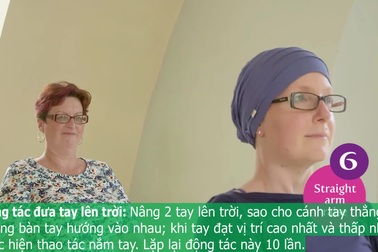 Bài tập thể dục "5 phút" dành riêng cho bệnh nhân ung thư vú