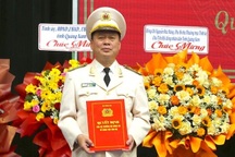 Giám đốc Công an tỉnh Quảng Nam được thăng hàm Thiếu tướng