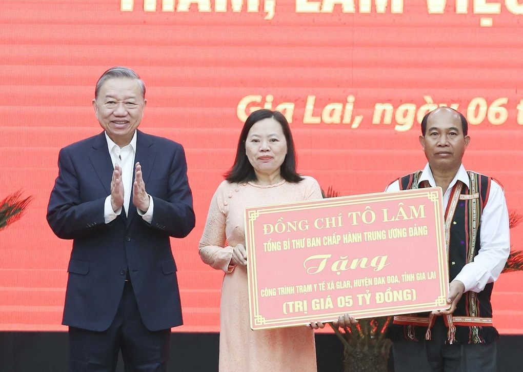 Tổng Bí thư Tô Lâm làm việc với cán bộ chủ chốt tỉnh Gia Lai - 4 Tổng Bí thư Tô Lâm làm việc với cán bộ chủ chốt tỉnh Gia Lai - 4