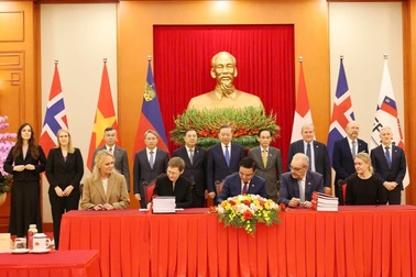 Chính thức ký kết Hiệp định Thương mại tự do Việt Nam - EFTA