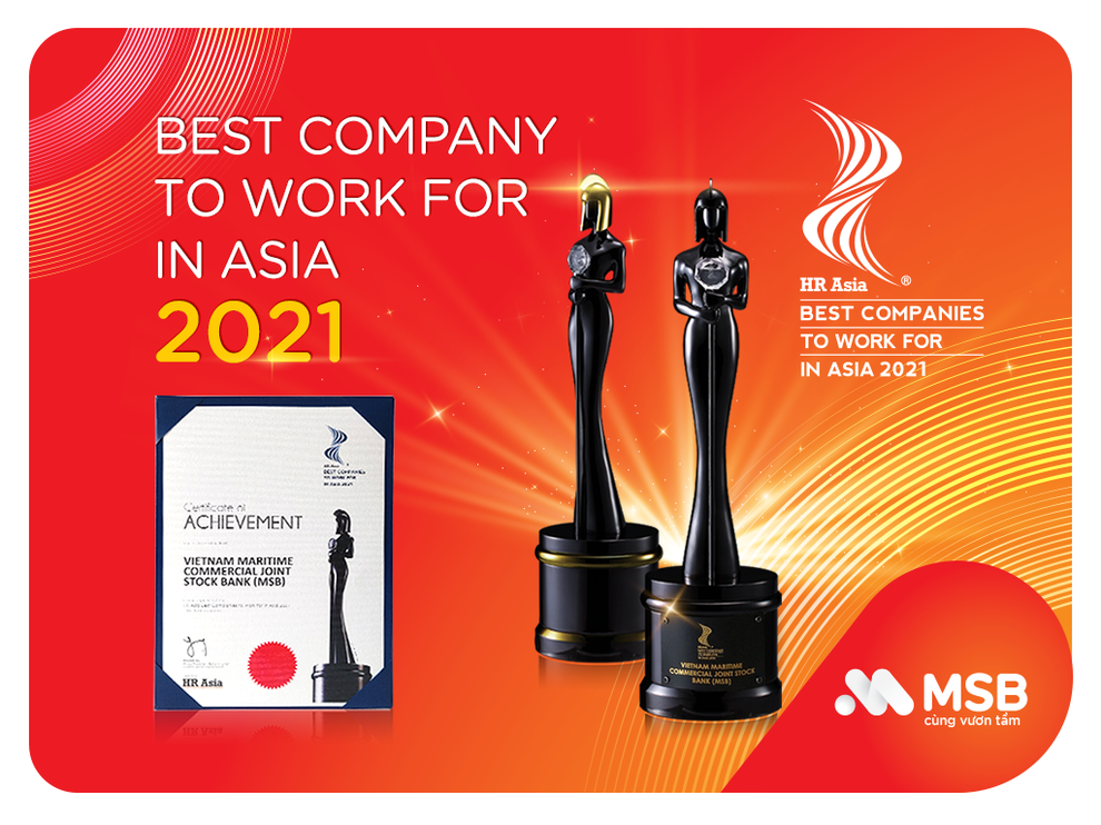 MSB tự hào lọt danh sách Nơi làm việc tốt nhất châu Á 2021 - 1 MSB tự hào lọt danh sách Nơi làm việc tốt nhất châu Á 2021 - 1