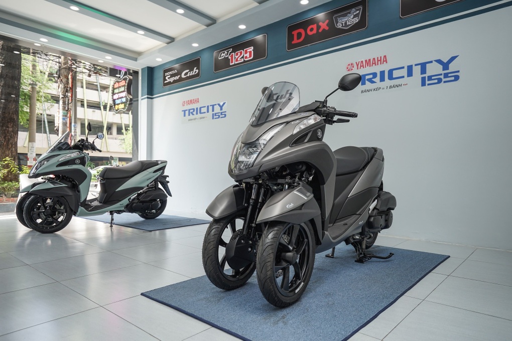 Yamaha Tricity 155: Xe ga 3 bánh độc lạ giá hơn 200 triệu cập bến Việt Nam - 1 Yamaha Tricity 155: Xe ga 3 bánh độc lạ giá hơn 200 triệu cập bến Việt Nam - 1