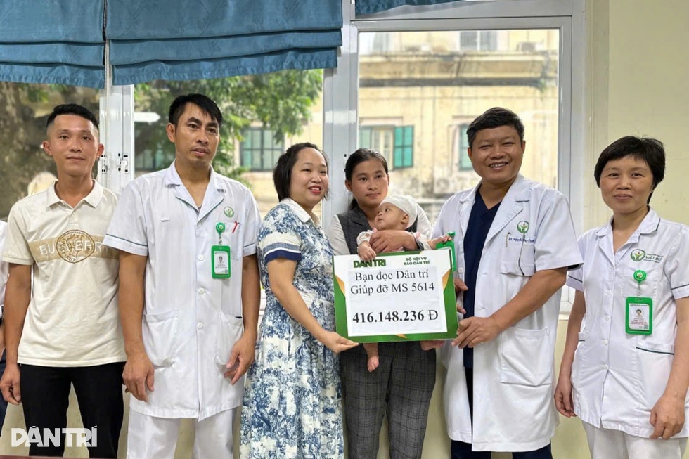 Bé Thùy Dương mắc dị tật khuyết hộp sọ được giúp hơn 516 triệu đồng - 1 Bé Thùy Dương mắc dị tật khuyết hộp sọ được giúp hơn 516 triệu đồng - 1