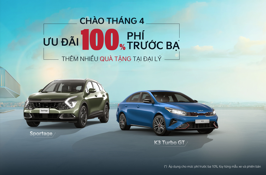 Kia tặng 100% phí trước bạ cùng nhiều ưu đãi hấp dẫn trong tháng 4 - 1 Kia tặng 100% phí trước bạ cùng nhiều ưu đãi hấp dẫn trong tháng 4 - 1
