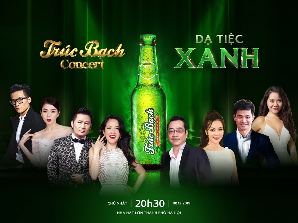Trúc Bạch Concert - Dạ tiệc Xanh: Đêm nhạc đẳng cấp hội tụ những kiệt tác nghệ thuật đỉnh cao - 2 Trúc Bạch Concert - Dạ tiệc Xanh: Đêm nhạc đẳng cấp hội tụ những kiệt tác nghệ thuật đỉnh cao - 2