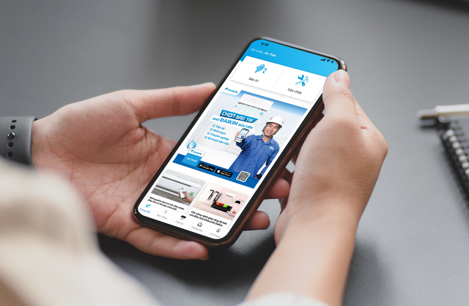 Ứng dụng đặt dịch vụ bảo trì điều hòa không khí - 2