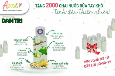 Kết quả minigame tặng nước rửa tay khô Azooo “Rinh quà mê tít – Đẩy lùi Covid-19”