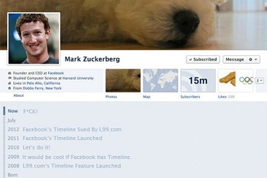 Facebook bị tố ăn cắp ý tưởng Timeline của Trung Quốc