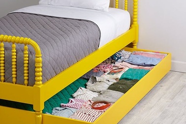 6 ý tưởng cất giữ đồ thông minh dưới gầm giường của bé