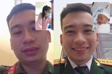 Chuyện xúc động về anh chồng bộ đội "đưa vợ đi đẻ online" thời Covid-19