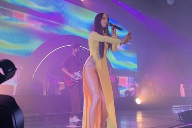 Cộng đồng người Việt "nổi giận" vì ca sỹ Mỹ mặc áo dài không quần