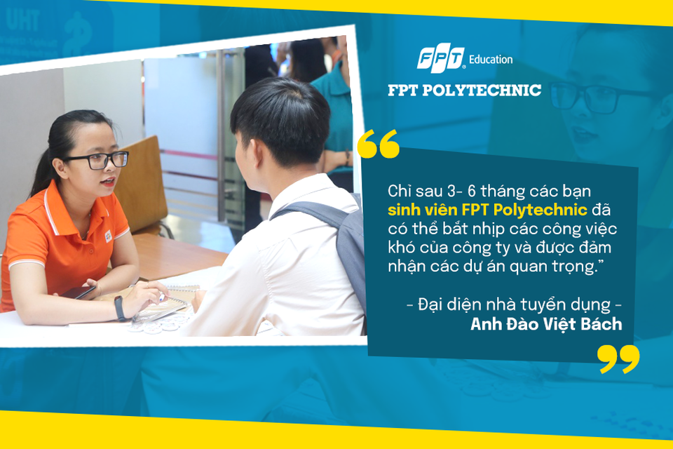 Ngày hội việc làm FPT Polytechnic: Khẳng định triết lý “Thực học - Thực nghiệp - 3 Ngày hội việc làm FPT Polytechnic: Khẳng định triết lý “Thực học - Thực nghiệp - 3