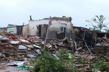 Hình ảnh tan hoang sau trận lốc xoáy khiến 9 người chết ở Ninh Bình