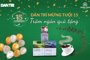 Kết quả minigame Dân Trí mừng tuổi 15: Đoán đúng trúng ngay 1.000 combo cà phê Minh Tien Coffee
