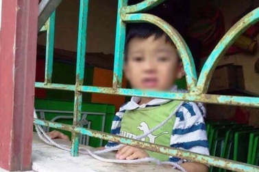 Vụ bé 4 tuổi bị buộc dây: Cháu nhỏ bị câm, điếc, tăng động