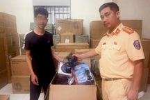 Phát hiện xe tải chở gần 2.000 sản phẩm điện gia dụng không rõ nguồn gốc