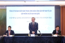 Tổng Bí thư Tô Lâm gặp những người bạn Hàn Quốc