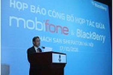 MobiFone công bố 9 gói cước cá nhân cho BlackBerry