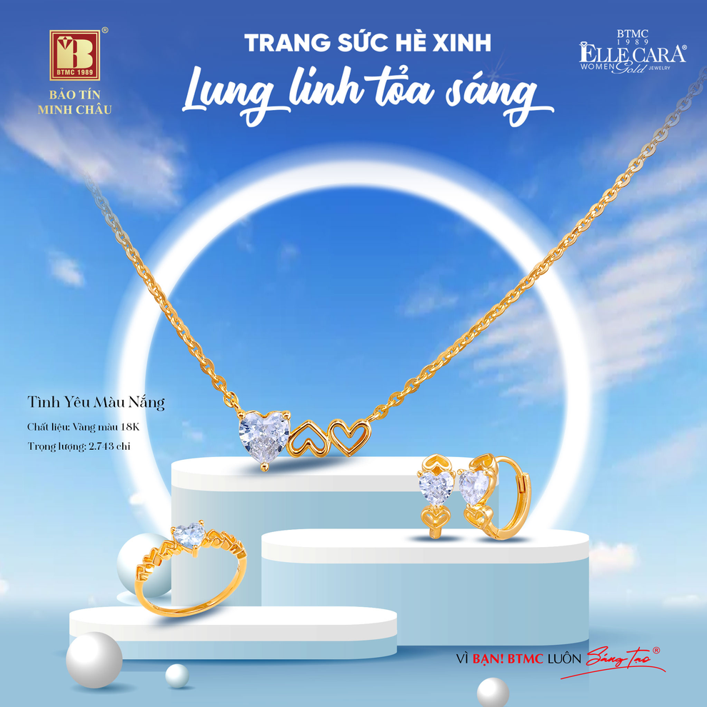 Bảo Tín Minh Châu ra mắt bộ sưu tập “Trang sức hè xinh” tinh tế cho phái nữ - 2 Bảo Tín Minh Châu ra mắt bộ sưu tập “Trang sức hè xinh” tinh tế cho phái nữ - 2