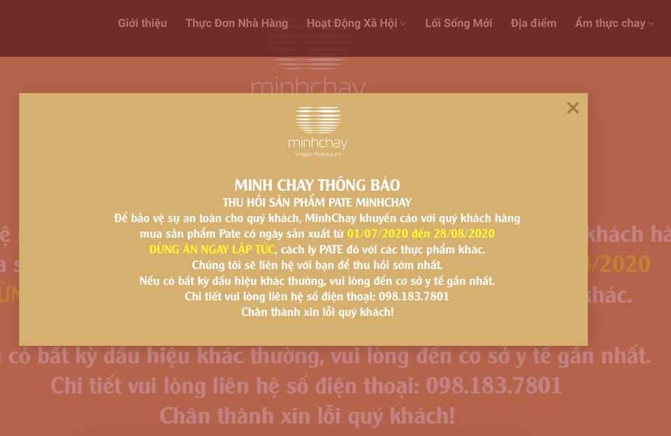 Bất ngờ chủ quán Minh Chay gây ngộ độc: Giám đốc trẻ góp 10 tỷ đồng mở DN - 4 Bất ngờ chủ quán Minh Chay gây ngộ độc: Giám đốc trẻ góp 10 tỷ đồng mở DN - 4