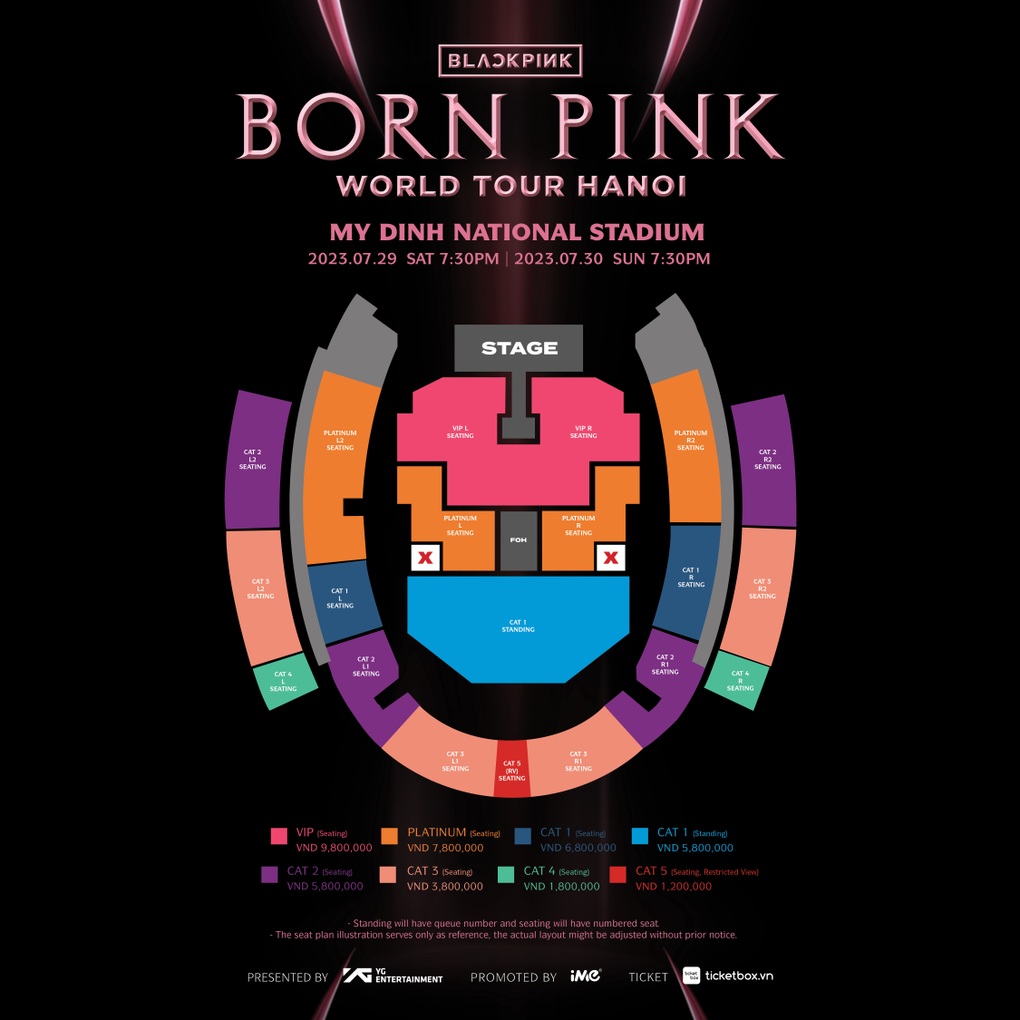 Ban Tổ chức công bố giá vé concert Blackpink, vé cao nhất gần 10 triệu đồng - 2