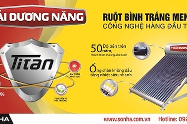 Thái Dương Năng TItan dẫn đầu trong ứng dụng công nghệ mới cho các sản phẩm năng lượng tái tạo